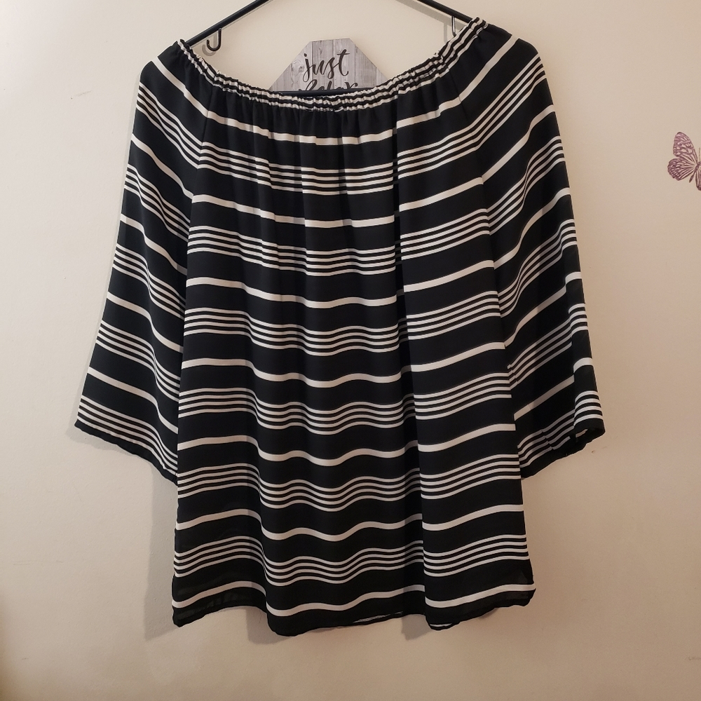 Cynthia rowley off the shoulder blouse
